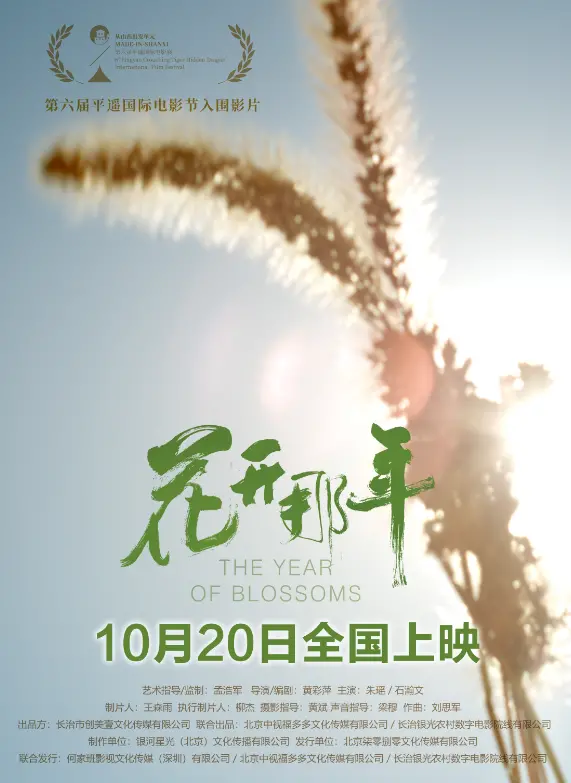 电影《花开那年》定档10月20日，花开有期待，那年正向阳