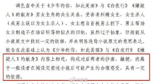 玖月晞告读者案一审判决 双方互相道歉并赔偿